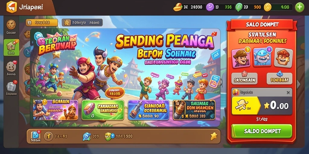 Tampilan antarmuka pengguna yang menarik dan modern.